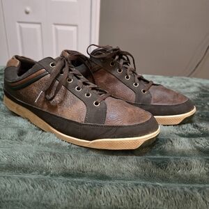 Men's FootJoy Brown Leather Sneakers Size: 11